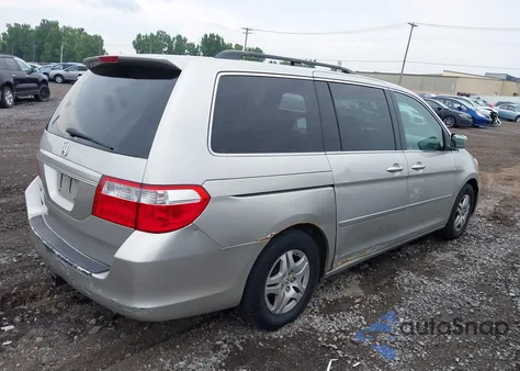 2007 Honda Odyssey Ex z USA, uszkodzony, nr VIN 5FNRL38407B439105
